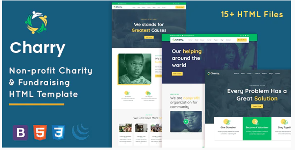 Charry- Non-Profit Charity & Fundraising HTML Template