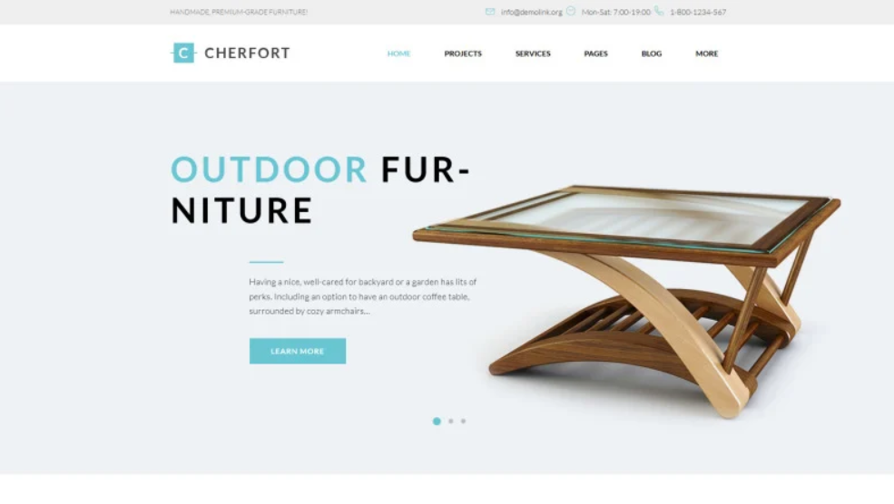 Cherfort - Furniture Company Responsive WordPress Theme