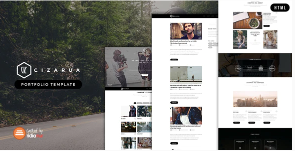 Cizarua - Responsive One Page Portfolio HTML Template