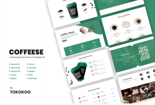 Coffesse | Coffee Shop Elementor Template Kit