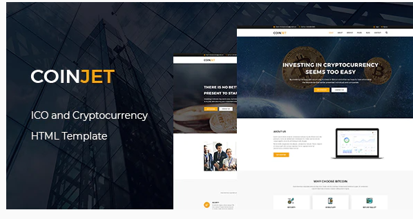 CoinJet | Bitcoin & Crypto Currency HTML Template