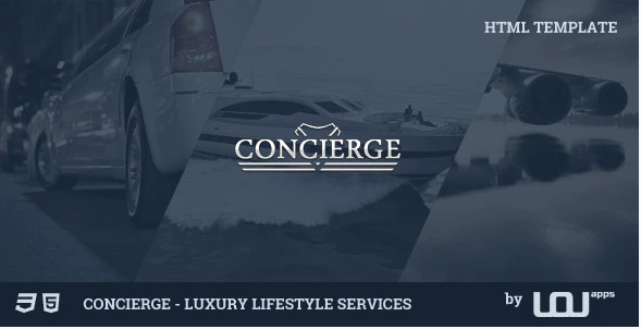 Concierge - Luxury Lifestyle Services HTML