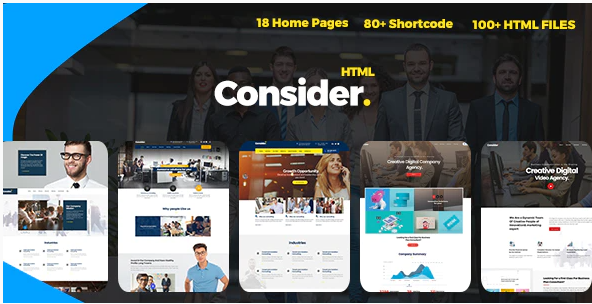 Consider - Multi-Purpose Responsive HTML5 Template