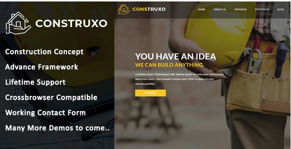 Construxo - Construction HTML Template