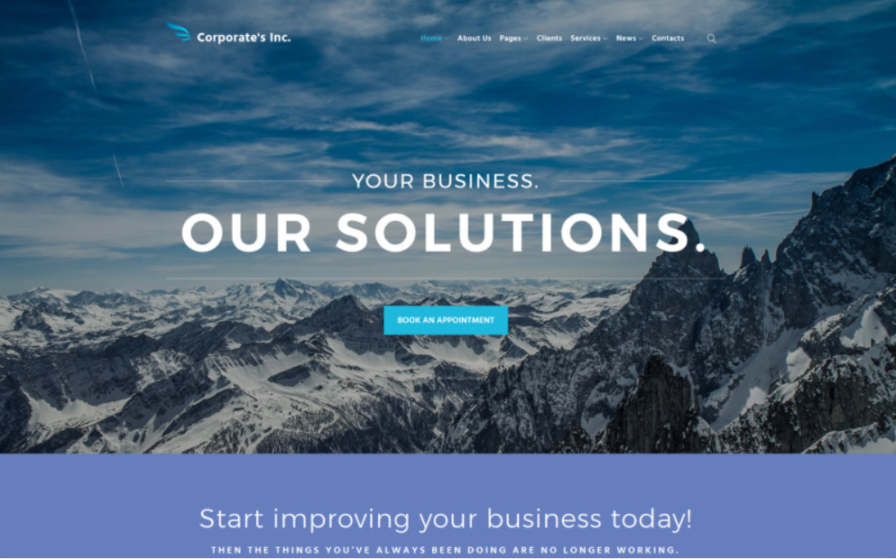 Corporate's Inc WordPress Theme