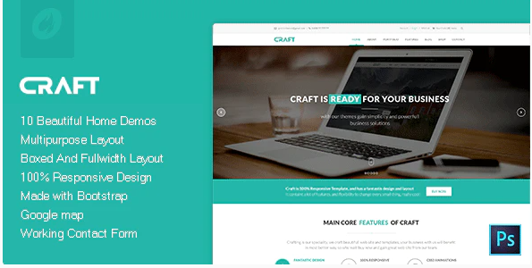 Craft - Multipurpose & Responsive HTML Theme
