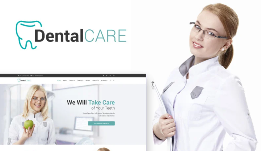 DentalCare - Dental Clinic WordPress Theme