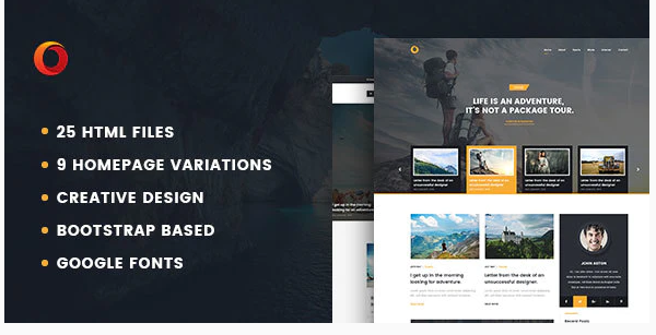 Dot – Personal Blog HTML5 Template