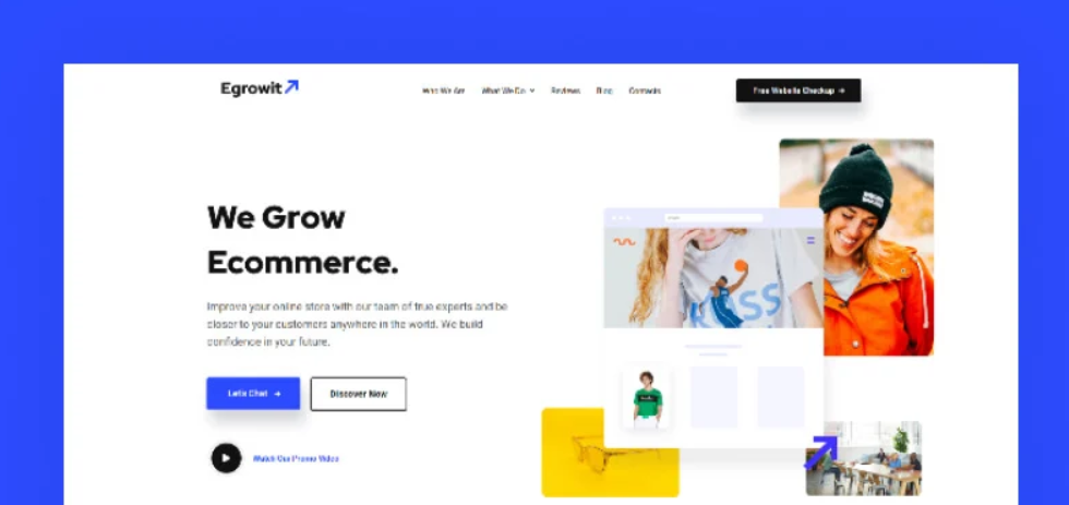 Egrowit - Digital Marketing Consultant Elementor WordPress Theme