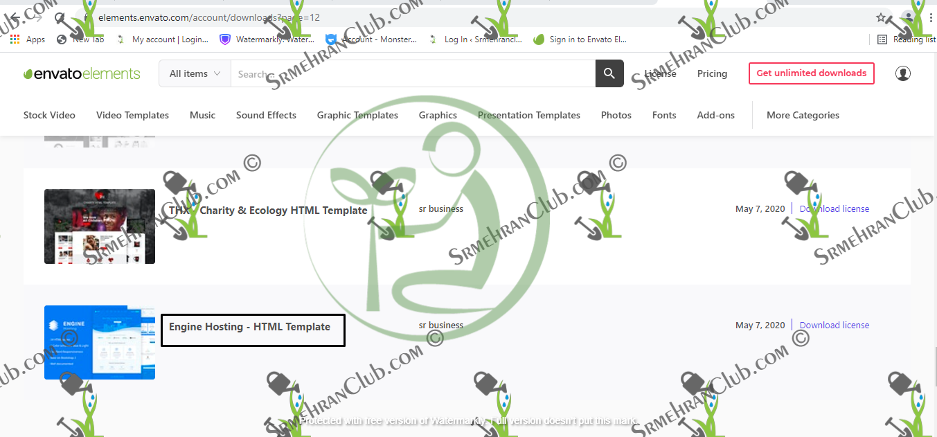 Engine Hosting - HTML Template - Download now