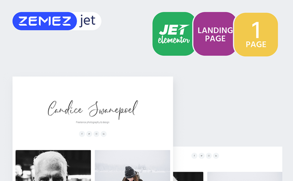 Filmacity - Photographer Jet Elementor Template