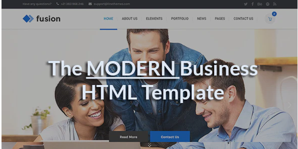 Fusion - A Modern Business HTML Template