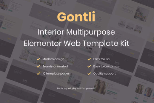 Gontli - Interior Multipurpose Template Kit