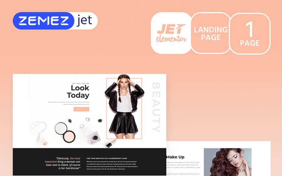 Gracia - Beauty Salon Jet Elementor Template