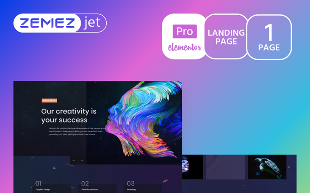 Graffis - Creative Mondrianism Pro Elementor Template