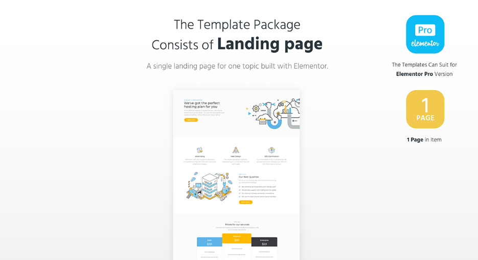 Hoztan - Hosting Pro Elementor Template
