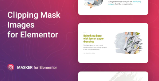 Image Clipping Mask for Elementor