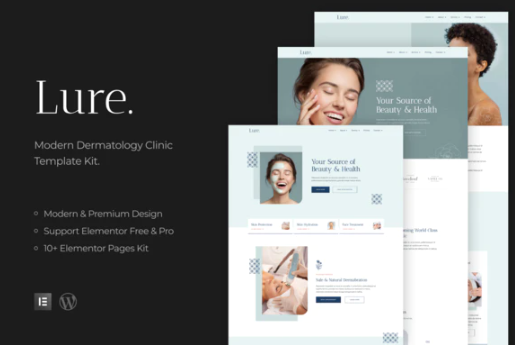 Lure - Modern Dermatology Template Kit