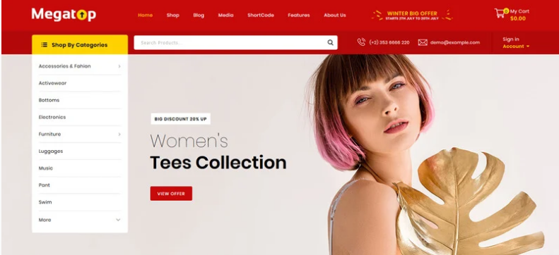 Megatop - Multipurpose Store WooCommerce Theme