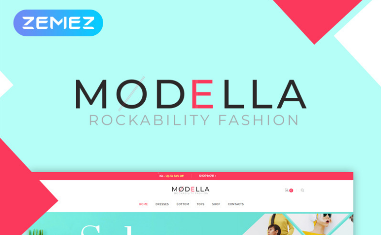 Modella - Fashion Store Elementor WooCommerce Theme