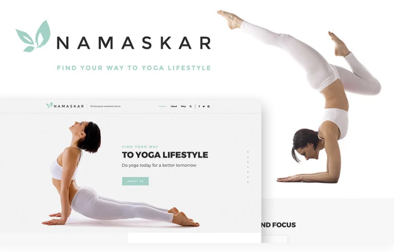 Namaskar - Yoga WordPress Theme