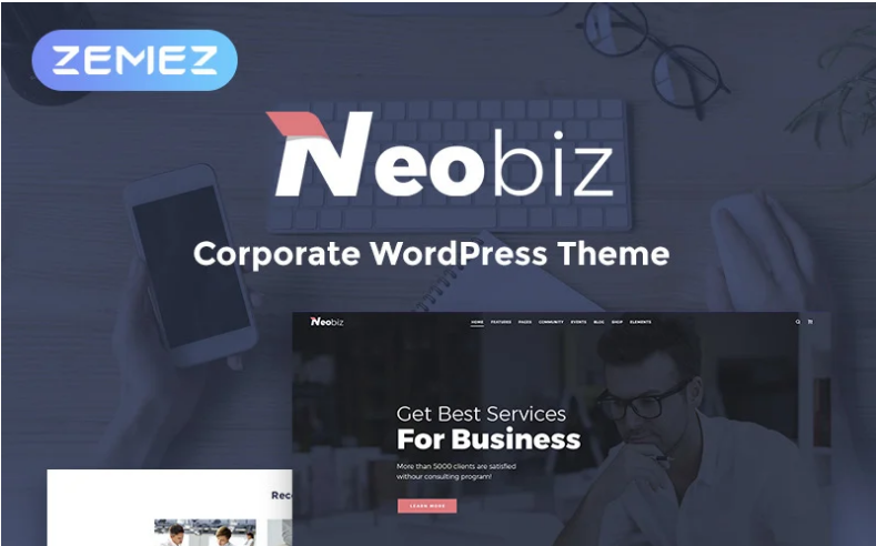 Neobiz - Corporate Elementor WordPress Theme
