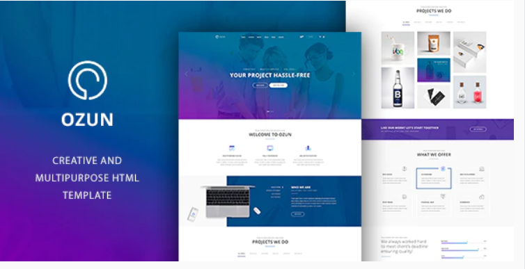 OZUN - Multipurpose HTML Template