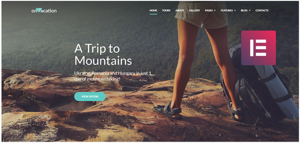 OnVacation - Travel Company Elementor WordPress Theme