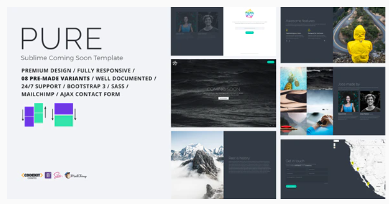 PURE - Sublime Coming Soon Template
