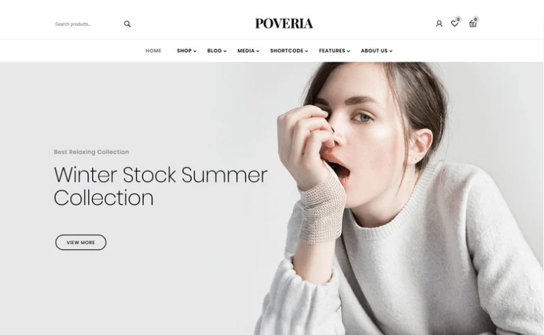 Poveria - Fashion Store WooCommerce Theme