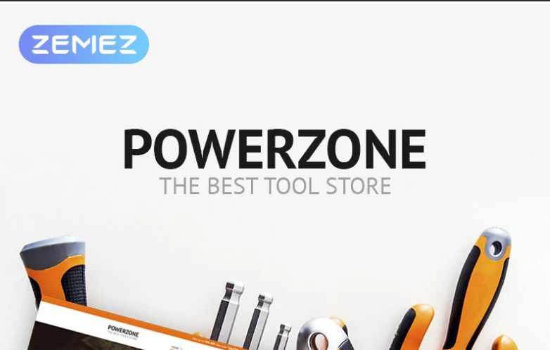 PowerZone - Tools Store Elementor WooCommerce Theme
