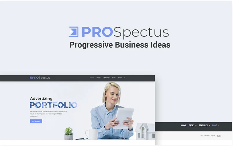 Prospectus - Advertising Portfolio WordPress Theme