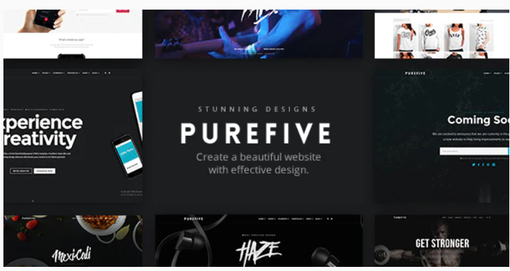 Purefive - Multipurpose HTML5 Template