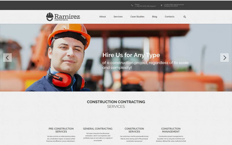 Ramirez - Architecture & Construction Company WordPress Theme