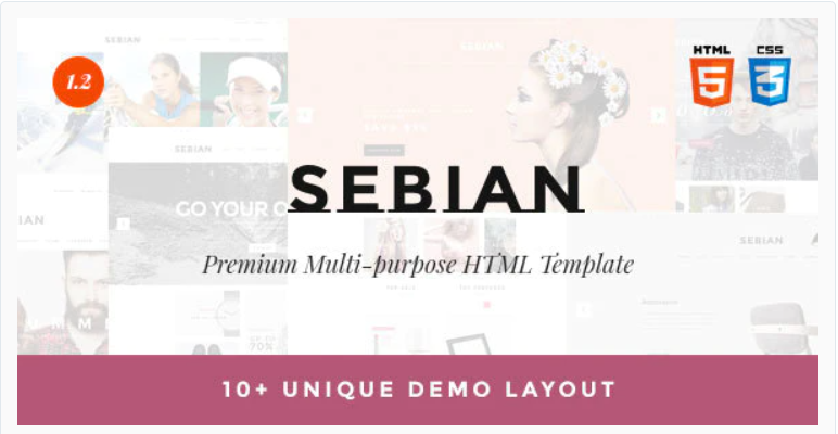 SEBIAN - Multipurpose eCommerce HTML5 Template