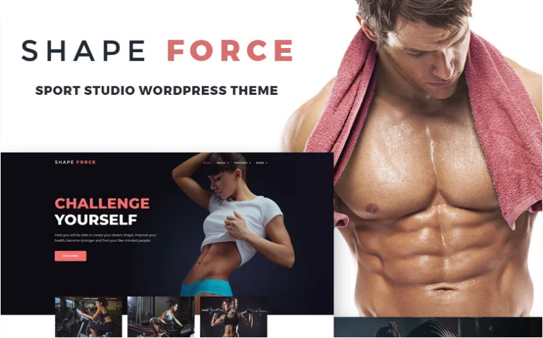 ShapeForce - Sport Studio WordPress Theme
