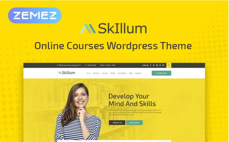 Product Image - SkIllum – Online Courses Elementor WordPress Theme