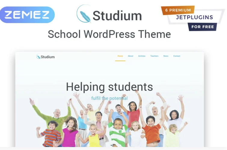 Studium - Education Multipurpose Modern Elementor WordPress Theme