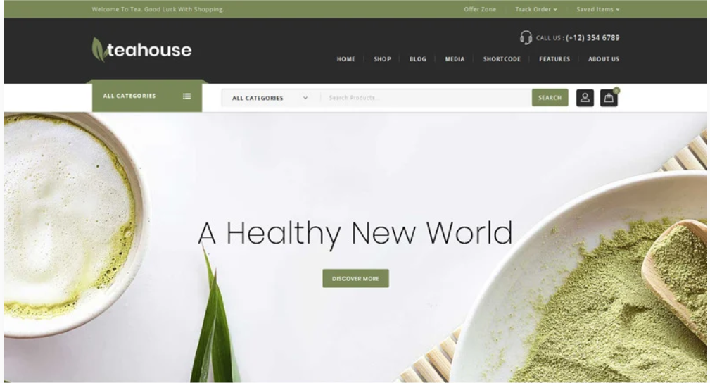 Teahouse - Multi Purpose Store WooCommerce Theme