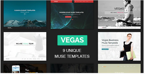 Vegas – Multipurpose One Page Muse Templates — Theme by Themeforest