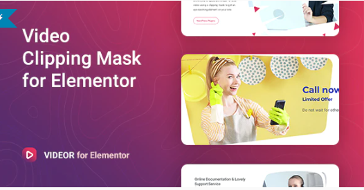Videor – Video Clipping Mask for Elementor