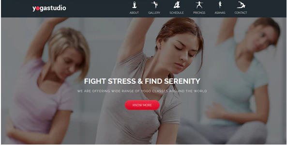 Yoga | Landing Page Muse Template — Theme by Themeforest