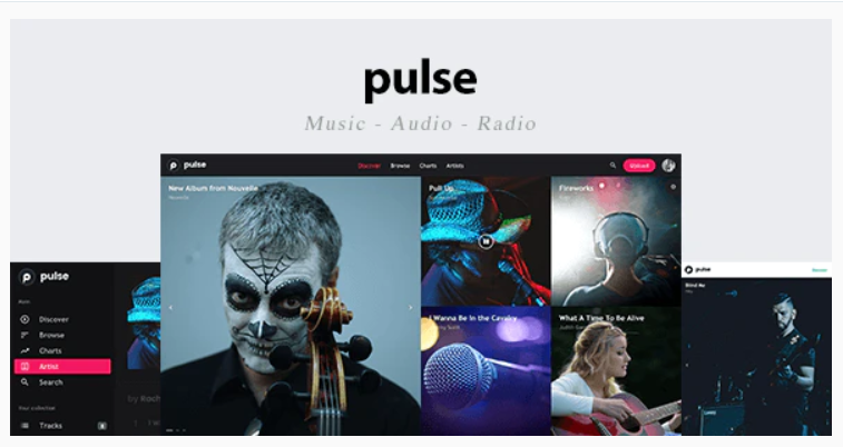 pulse - Music, Audio, Radio Template