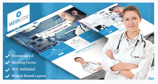 Medicom - Medical & Health Template