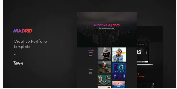 Madrid - Creative Portfolio Template