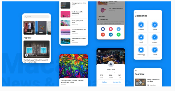 Maca - News & Magazine Mobile Template