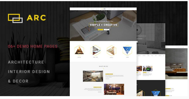 ARC - Interior Design, Decor, Architecture Business Template
