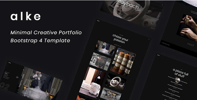 Alke - Minimal Creative Portfolio Template