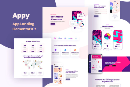Appy - Sales & Landing Page Template Kit