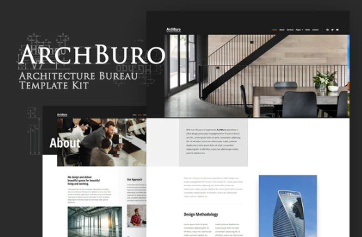 ArchBuro - Architecture Bureau Template Kit